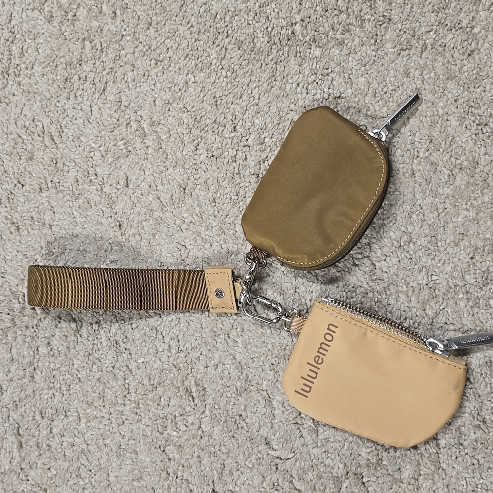 Lululemon Dual Pouch Wristlet Allspice / Trench NWOT - Picture 5 of 5